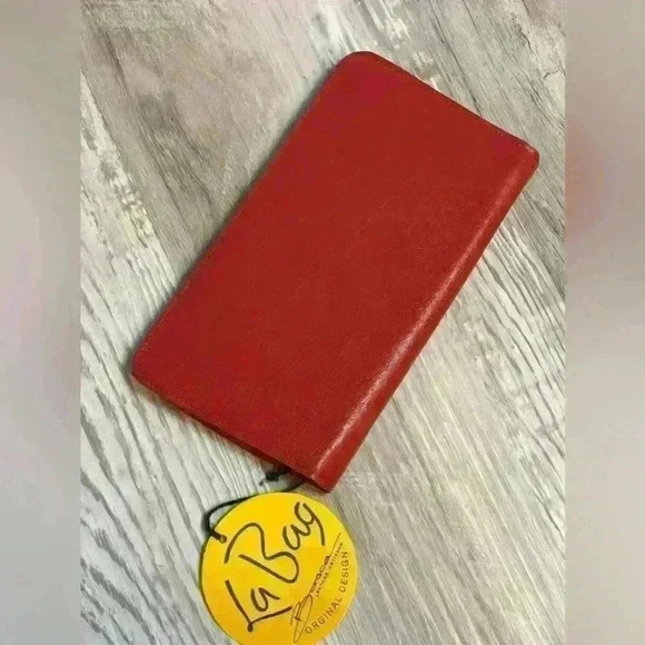 La Borsa Italian (Venice) red leather wallet - Picture 5 of 5